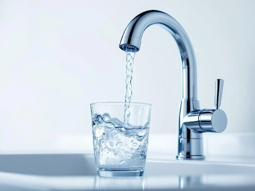 Helder, ontkalkt leidingwater uit de kraan